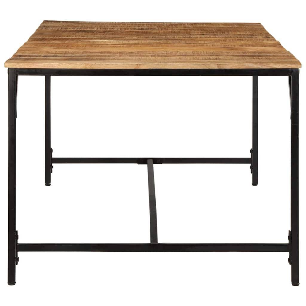 vidaXL Esstisch 200x100x75 cm Raues Massivholz Mango