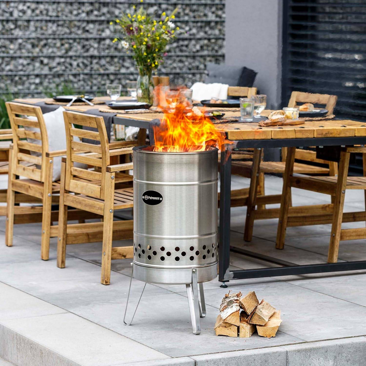 Petromax Feuertonne Pyron Edelstahl Ø 45 cm