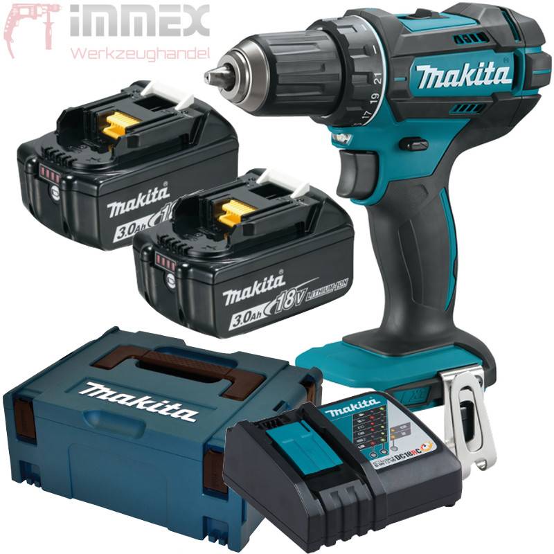 Makita Akku-Combo Set 18V DDF482 DJR183 DSS501