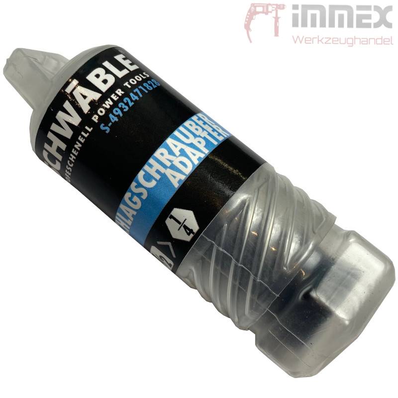 SCHWÄBLE® Schlagschrauber Adapter 1/2" auf 1/4" schlagfest S-4932471828