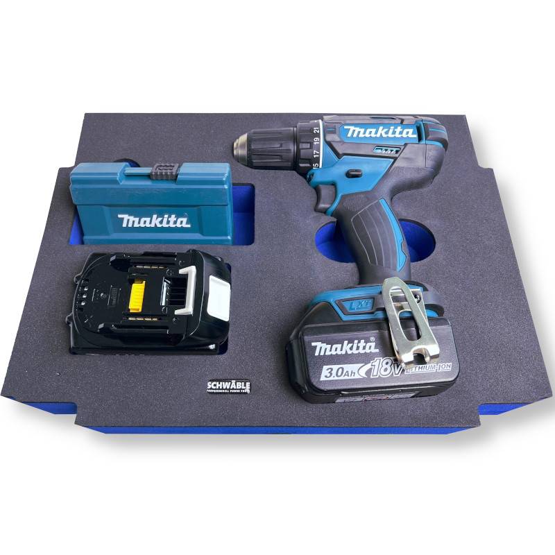 SCHWÄBLE® Schaumeinlage Schaumstoffeinlage für Makita Akku-Bohrschrauber DDF482