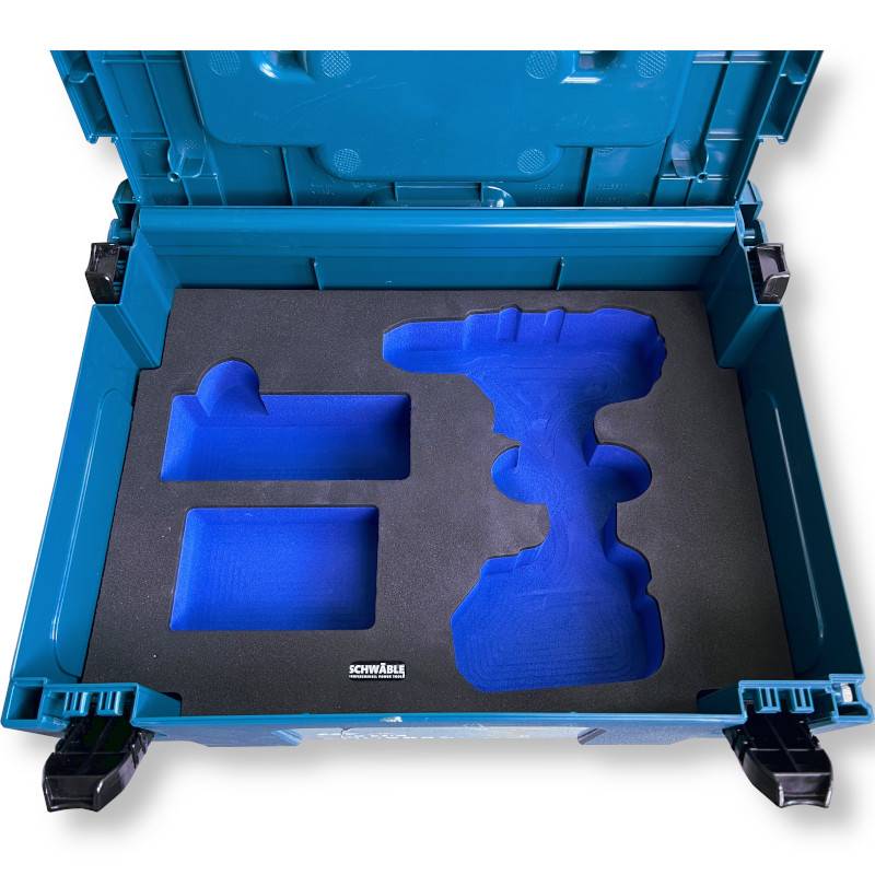 SCHWÄBLE® Schaumeinlage Schaumstoffeinlage für Makita Akku-Bohrschrauber DDF482