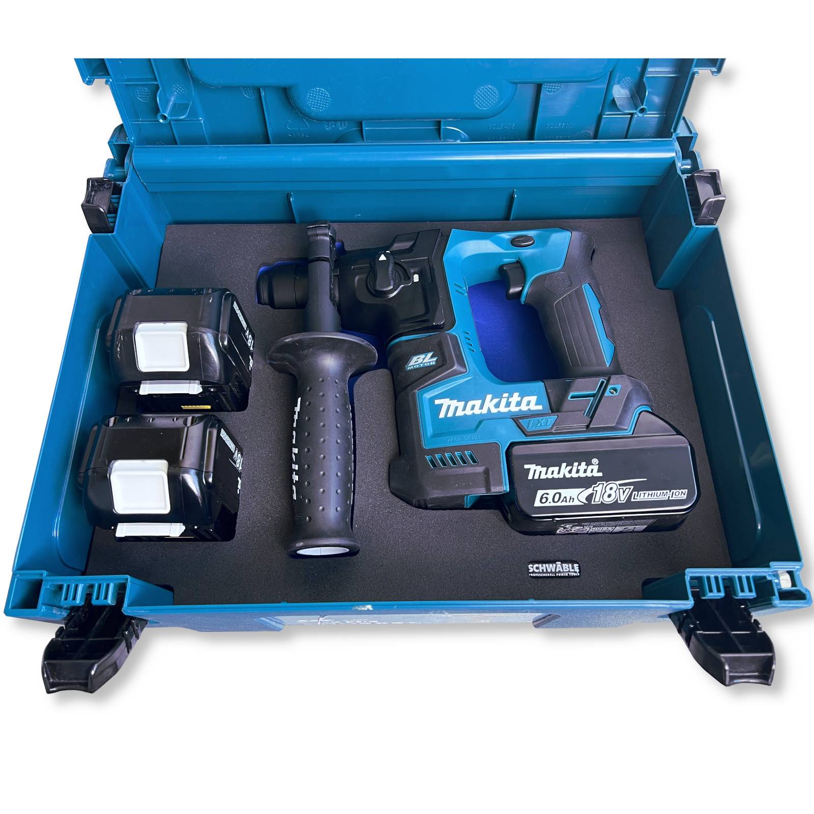 SCHWÄBLE® Schaumeinlage Schaumstoffeinlage für Makita Akku-Bohrhammer DHR171