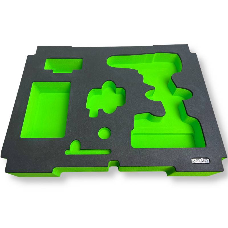 SCHWÄBLE® Schaumeinlage Schaumstoffeinlage für Festool Akku-Bohrschrauber TXS18