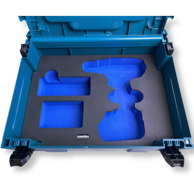 SCHWÄBLE® Schaumeinlage Schaumstoffeinlage für Makita Schlagbohrschrauber DHP482