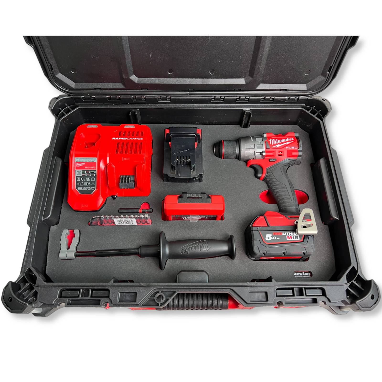 SCHWÄBLE® Schaumeinlage Schaumstoffeinlage f. Milwaukee Schlagbohrschrauber FPD3 ohne Koffer