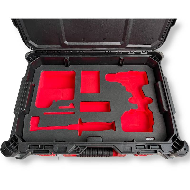 SCHWÄBLE® Schaumeinlage Schaumstoffeinlage f. Milwaukee Schlagbohrschrauber FPD3 ohne Koffer