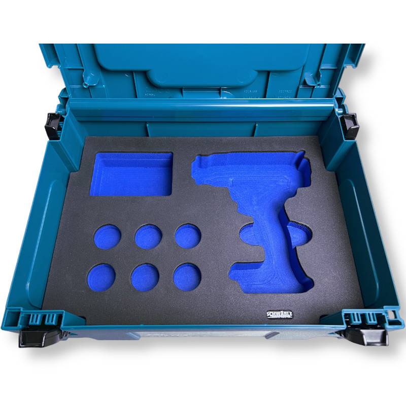 SCHWÄBLE® Schaumeinlage Schaumstoffeinlage für Makita Heißluftgebläse DHG181