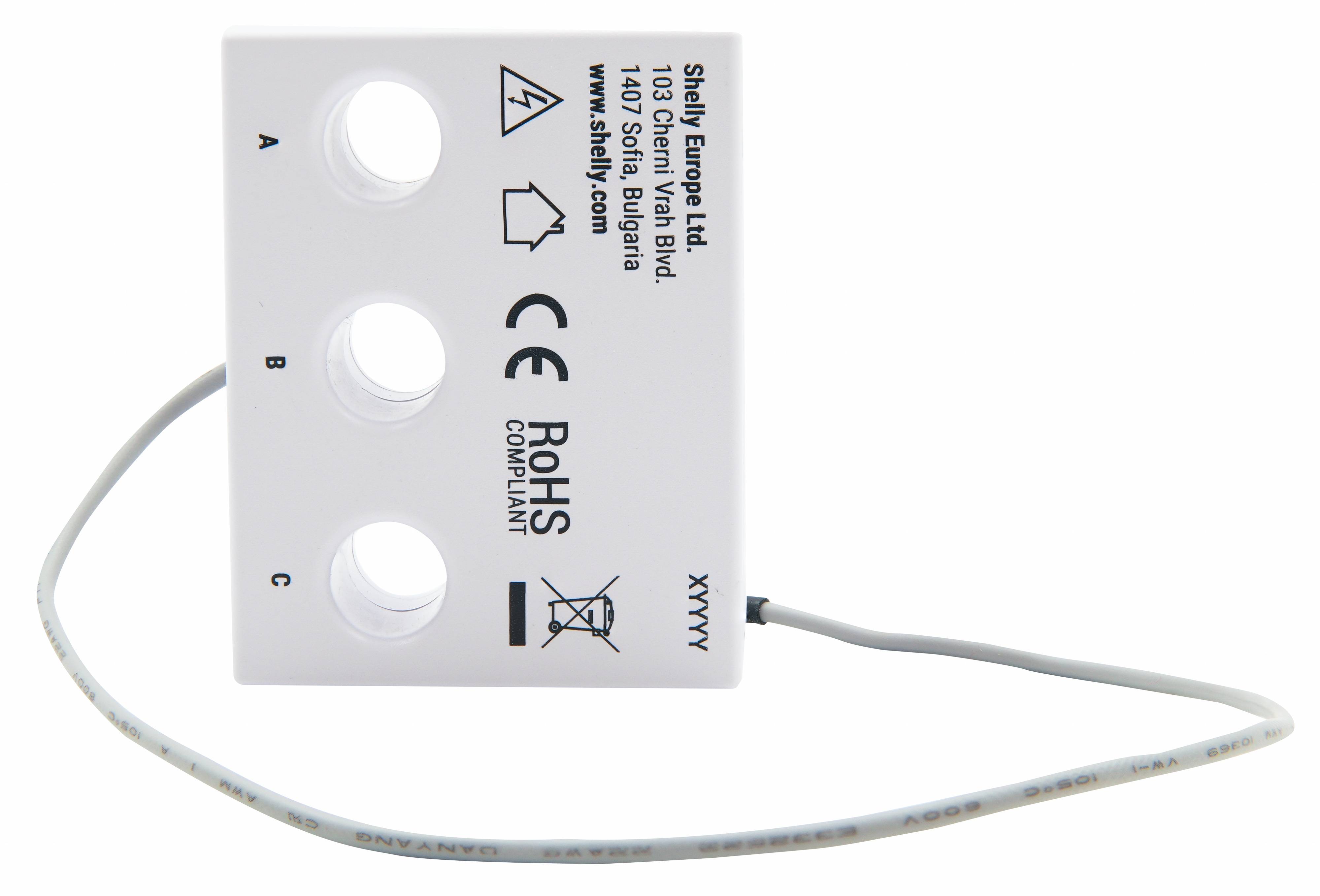 SHELLY WLAN-Stromzähler 3EM-63T Gen3, weiß