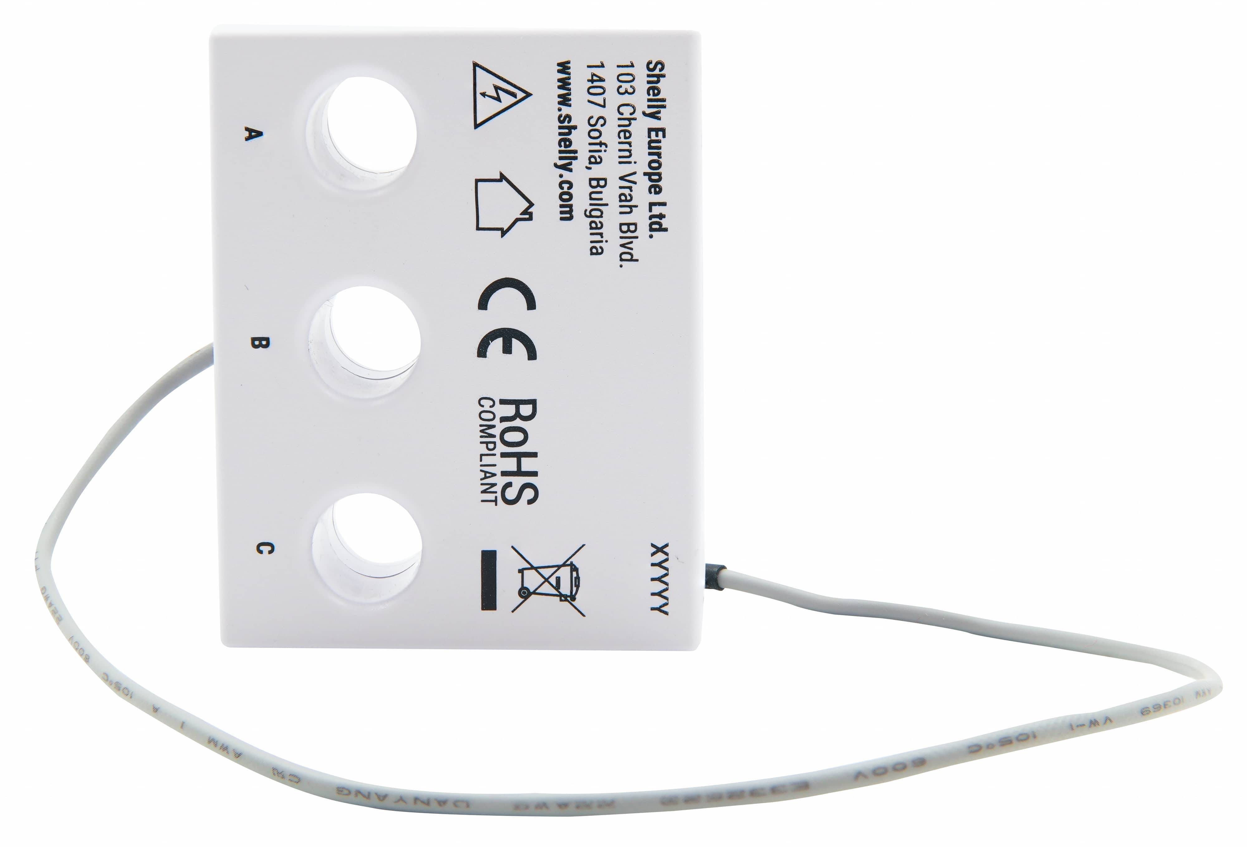 SHELLY WLAN-Stromzähler 3EM-63T Gen3, weiß