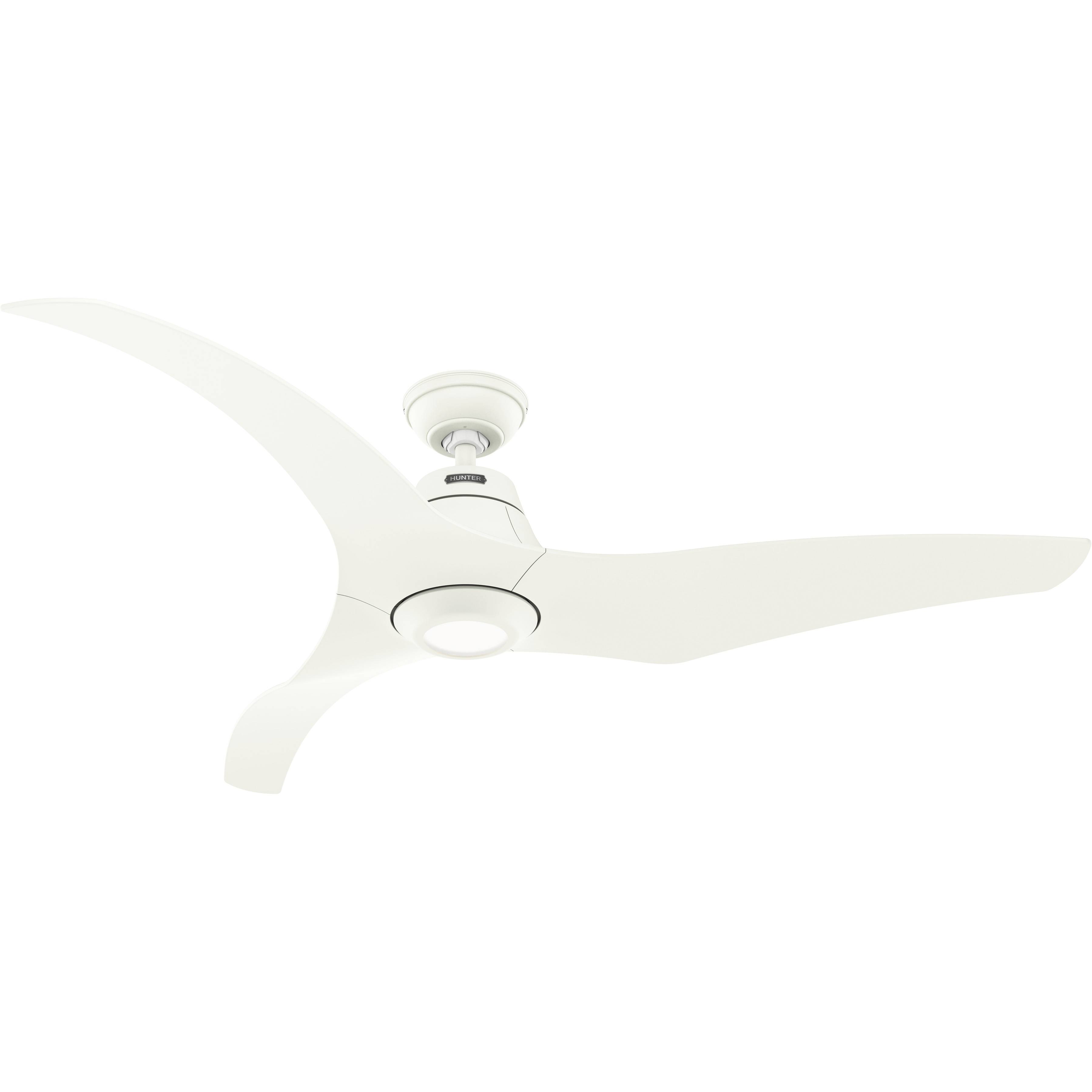 DC Deckenventilator Stingray Weiß 152 cm mit LED