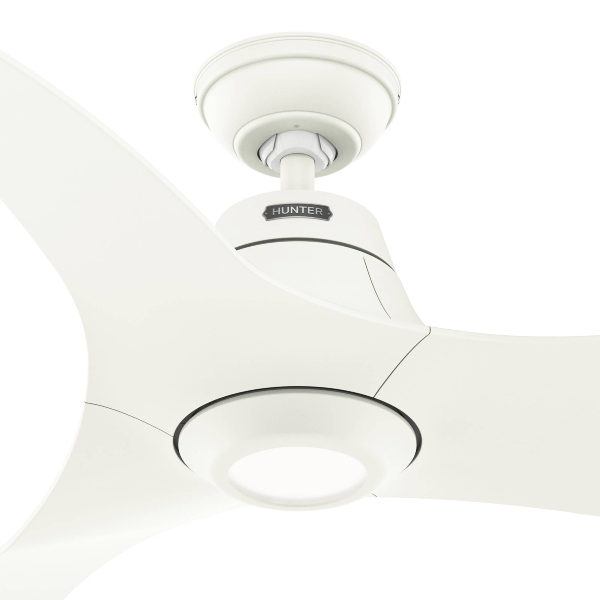 DC Deckenventilator Stingray Weiß 152 cm mit LED