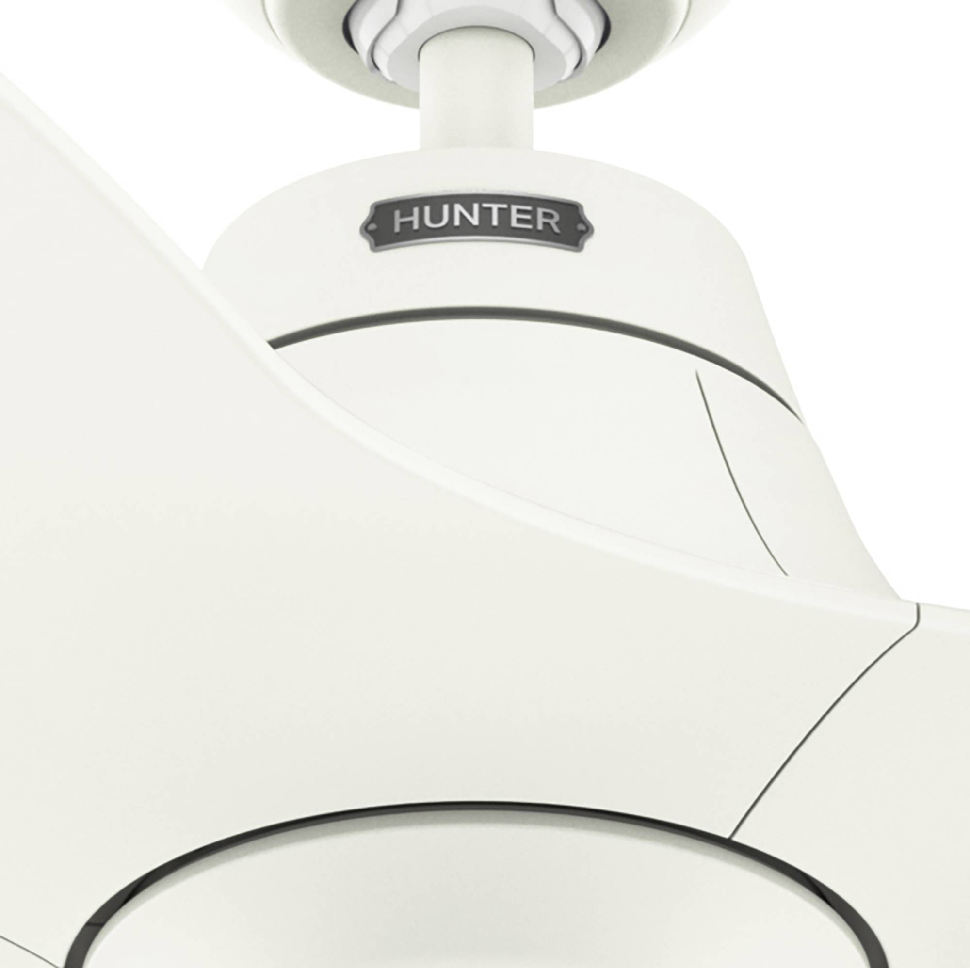 DC Deckenventilator Stingray Weiß 152 cm mit LED