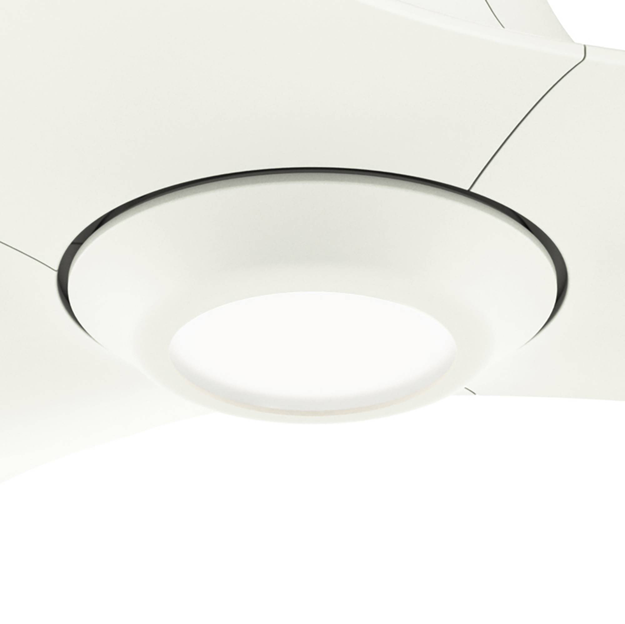 DC Deckenventilator Stingray Weiß 152 cm mit LED