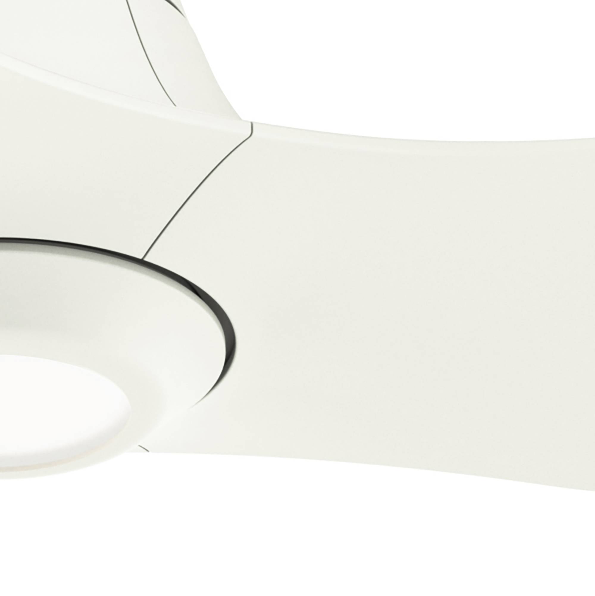 DC Deckenventilator Stingray Weiß 152 cm mit LED