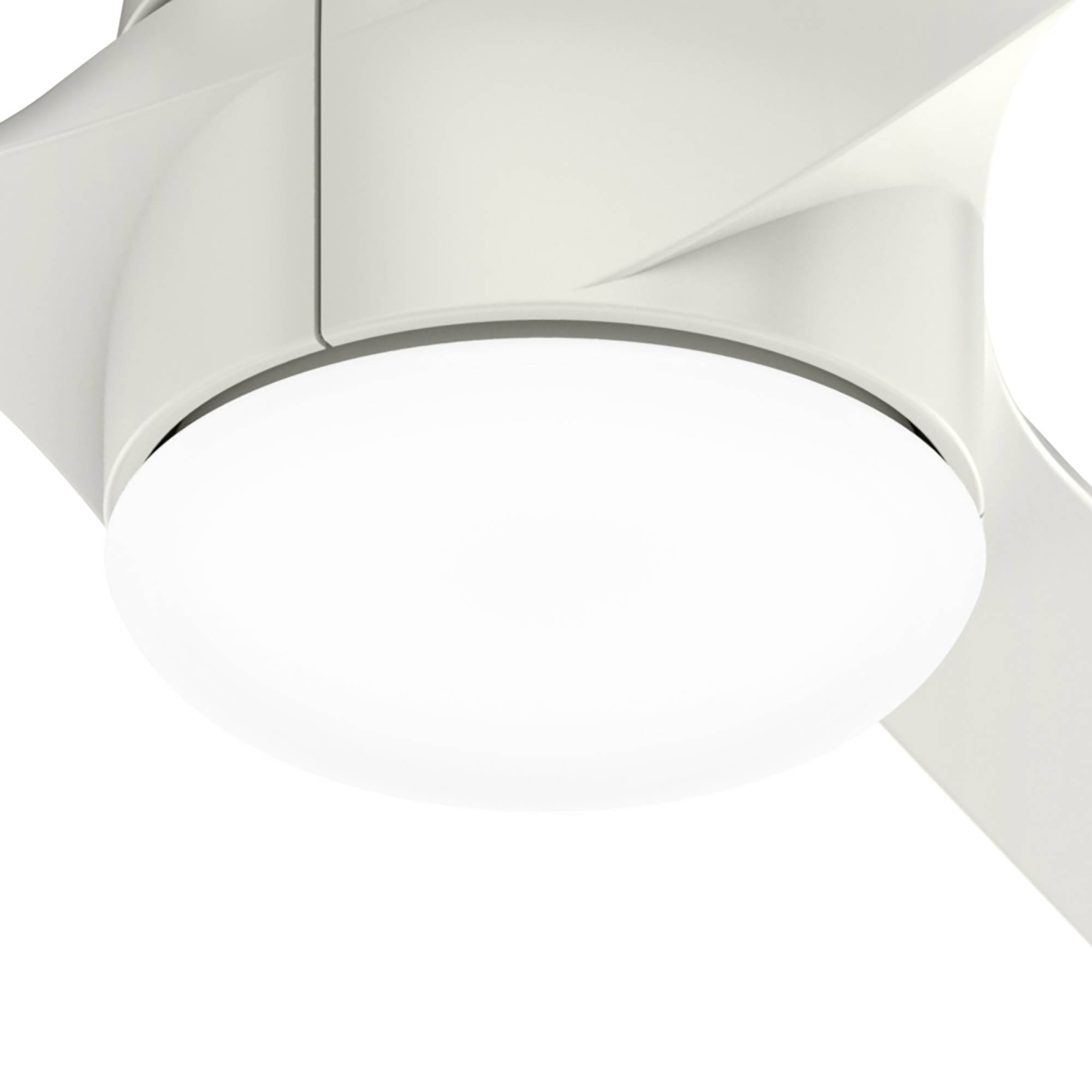 DC Deckenventilator Rosedale Weiß mit LED