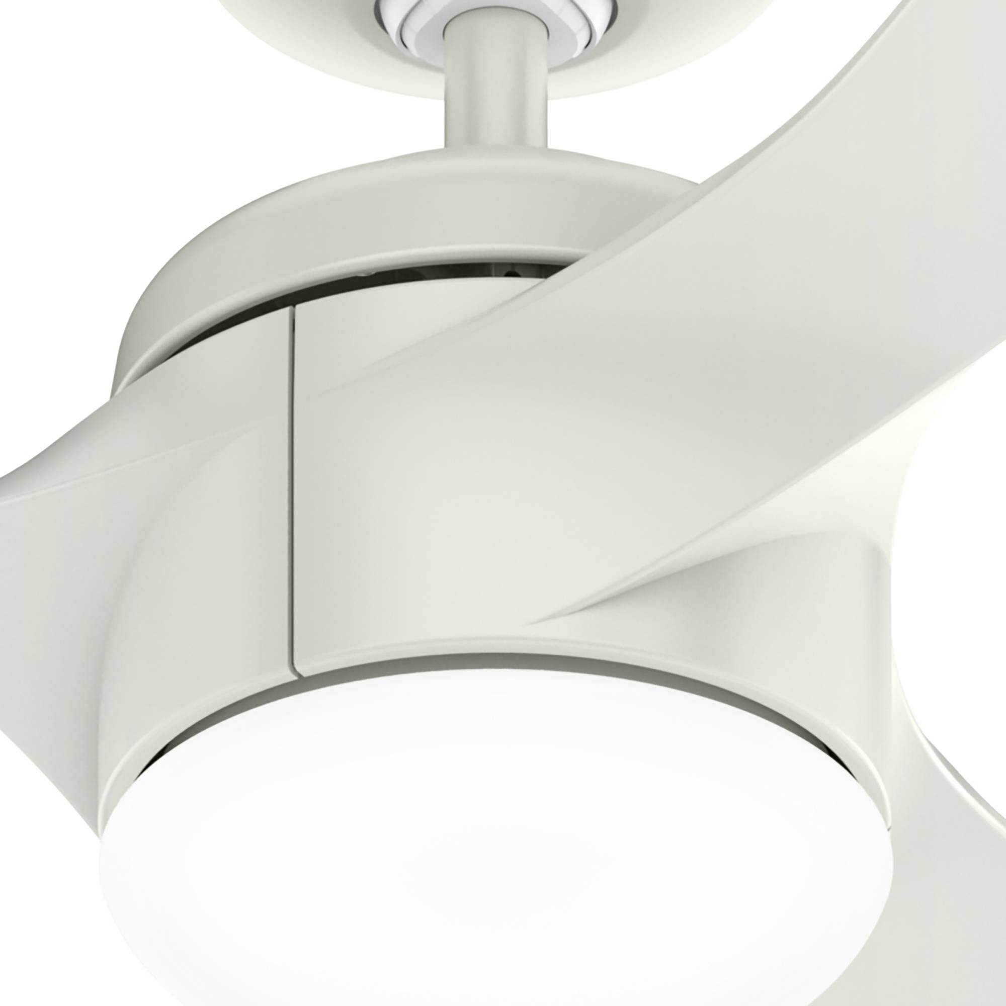 DC Deckenventilator Rosedale Weiß mit LED