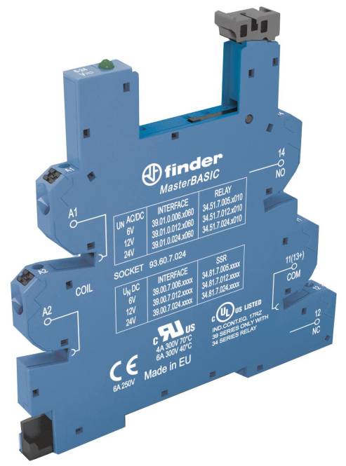 Finder Relaisfassung 93.60.7.024 (Inhalt 10 Stück) Industriematerial Ind-Schaltgeraete