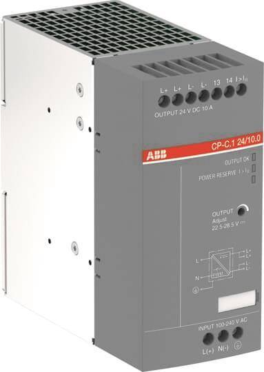 ABB Netzteil CP-C.1 24/10.0 In:100-240VAC/90-300VDC Out:DC 24V/10A Industriematerial Industrie