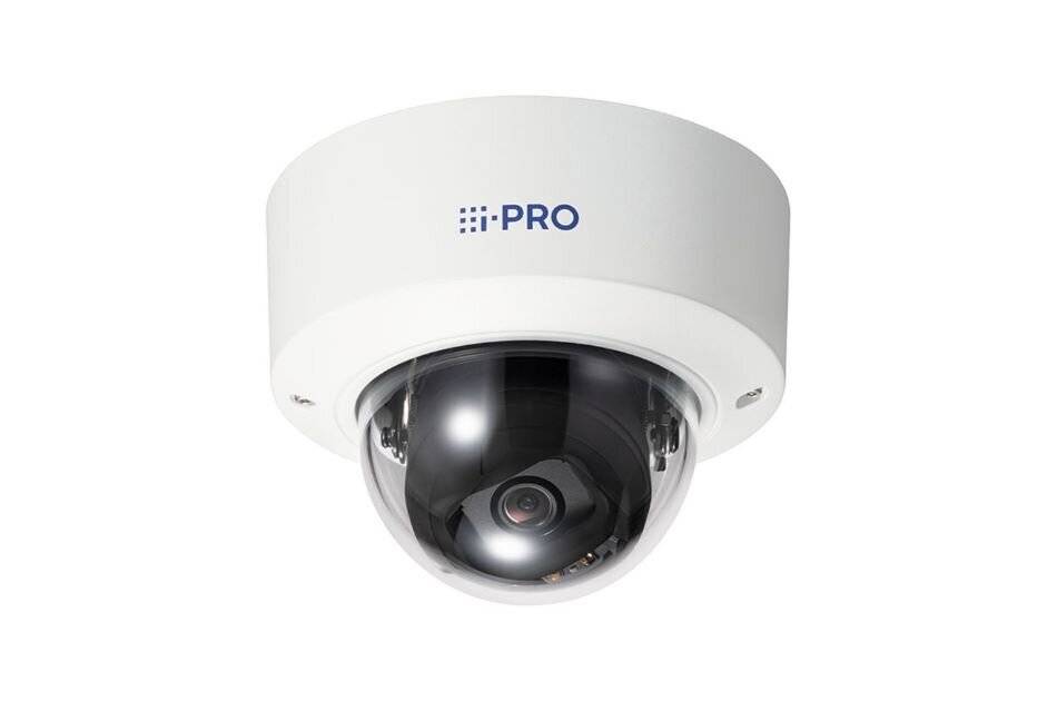 i-PRO WV-S22500-F6LV, Netzwerk Dome S-Serie, 5MP@30fps, 3,2mm AI, IK10, IR, in