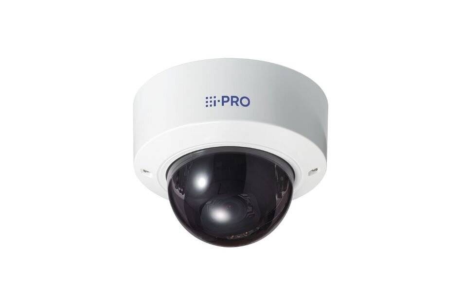 i-PRO WV-S22500-V3LGV, Netzwerk Dome S-Serie, 5MP@30fps, 2,9-9mm AI, IK10, IR, smoked, in