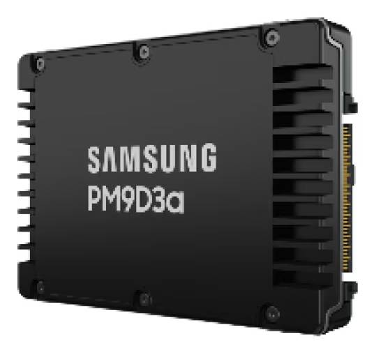Samsung PM9D3a MZWL63T8HFLT - SSD - 3.84 TB - intern - M.2 - PCI Express 5.0 x4 (NVMe)