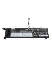 Lange schwarze Laptop-Batterie mit kleinem Verbindungskabel auf weißem Hintergrund.
