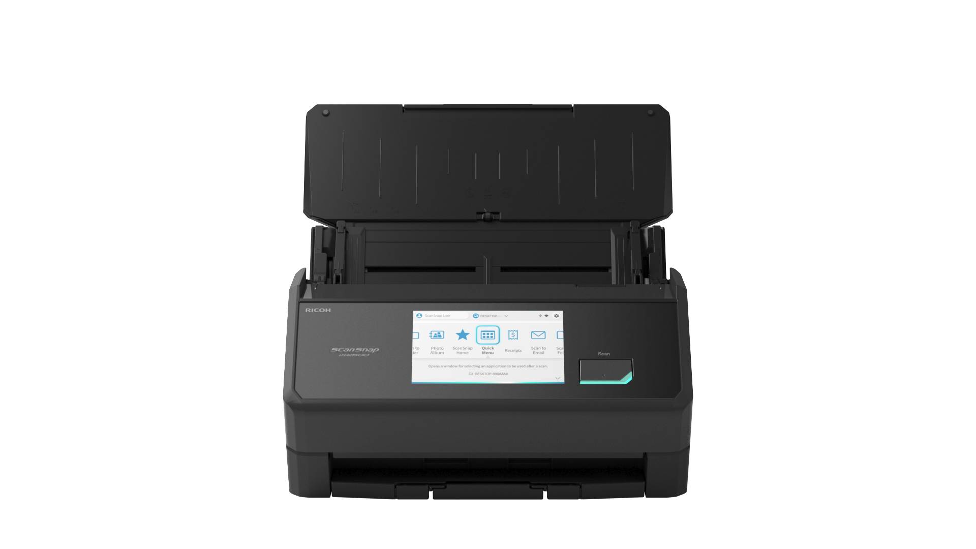 Ricoh ScanSnap iX2500 - Dokumentenscanner - Dual CIS - Duplex - 279 x 432mm - 600 dpi x 600 dpi - bis zu 45 Seiten/Min. (einfarbig)