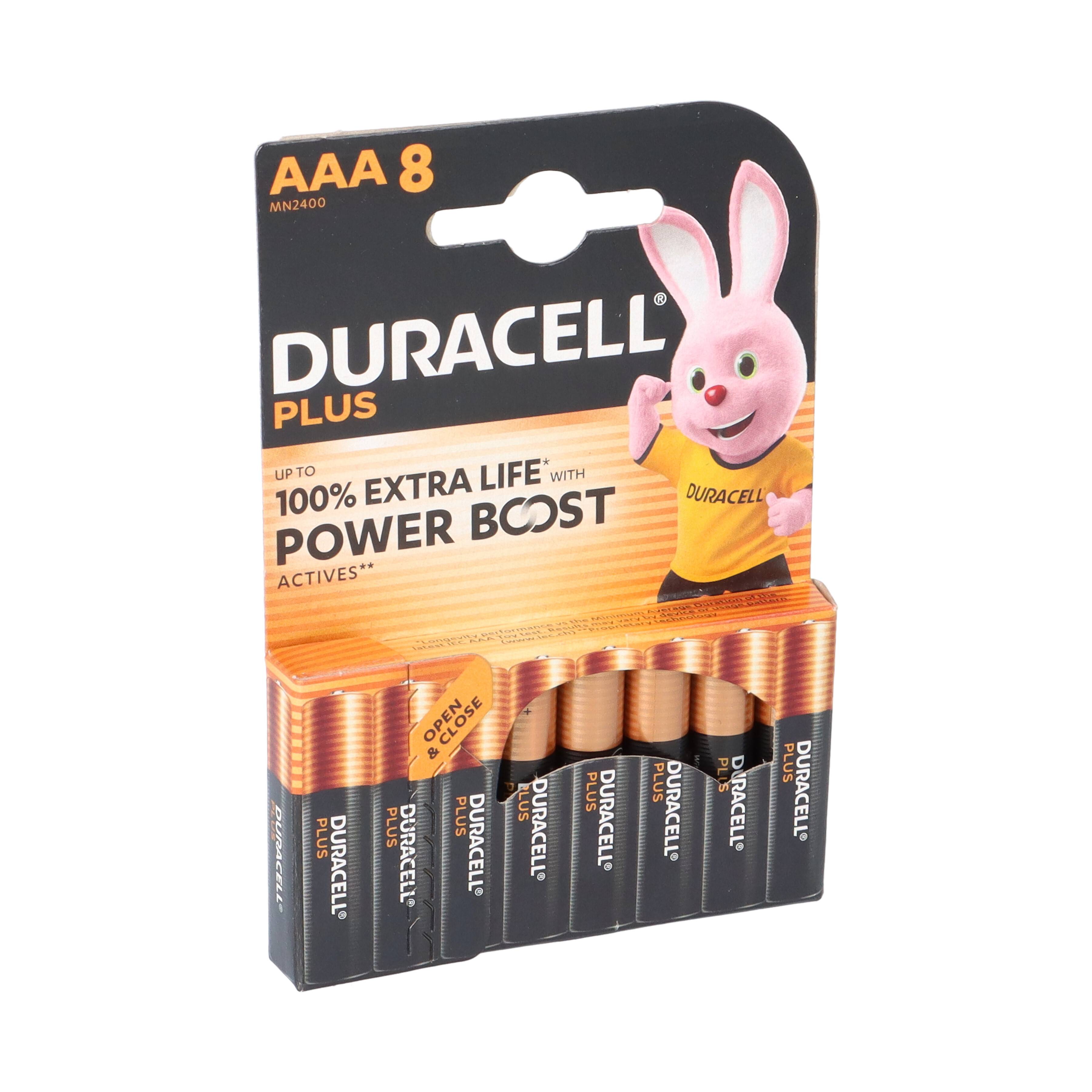 Duracell Plus Alkaline Batterie Micro Aaa LR03 - Batterie - Micro (AAA)