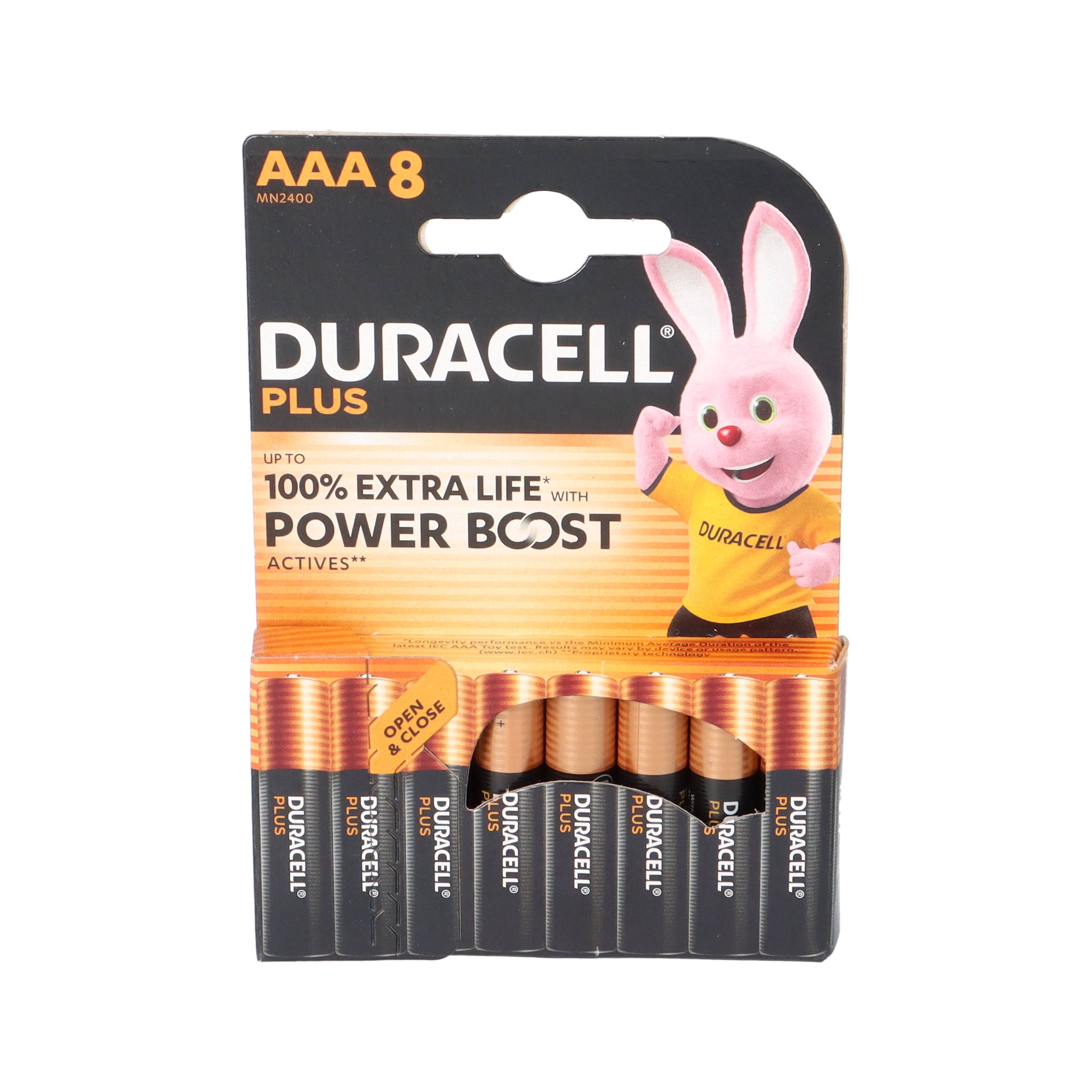 Duracell Plus Alkaline Batterie Micro Aaa LR03 - Batterie - Micro (AAA)