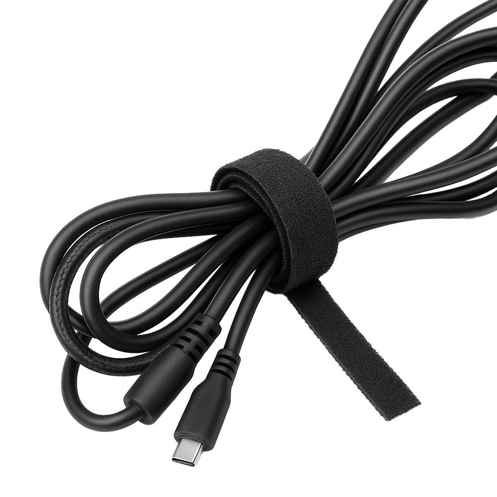 Klett-Kabelbinder 2m x 10mm Schwarz zuschneidbar für Kabelmanagement