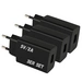3 Stück USB Netzteil Netzgerät Ladegerät 2A 5V 10W Steckernetzteil USB-A Buchse für Handy Ladekabel Smartphone schwarz 3 Stück USB Netzteil Netzgerät Ladegerät 2A 5V 10W Steckernetzteil USB-A Buchse für Handy Ladekabel Smartphone schwarz