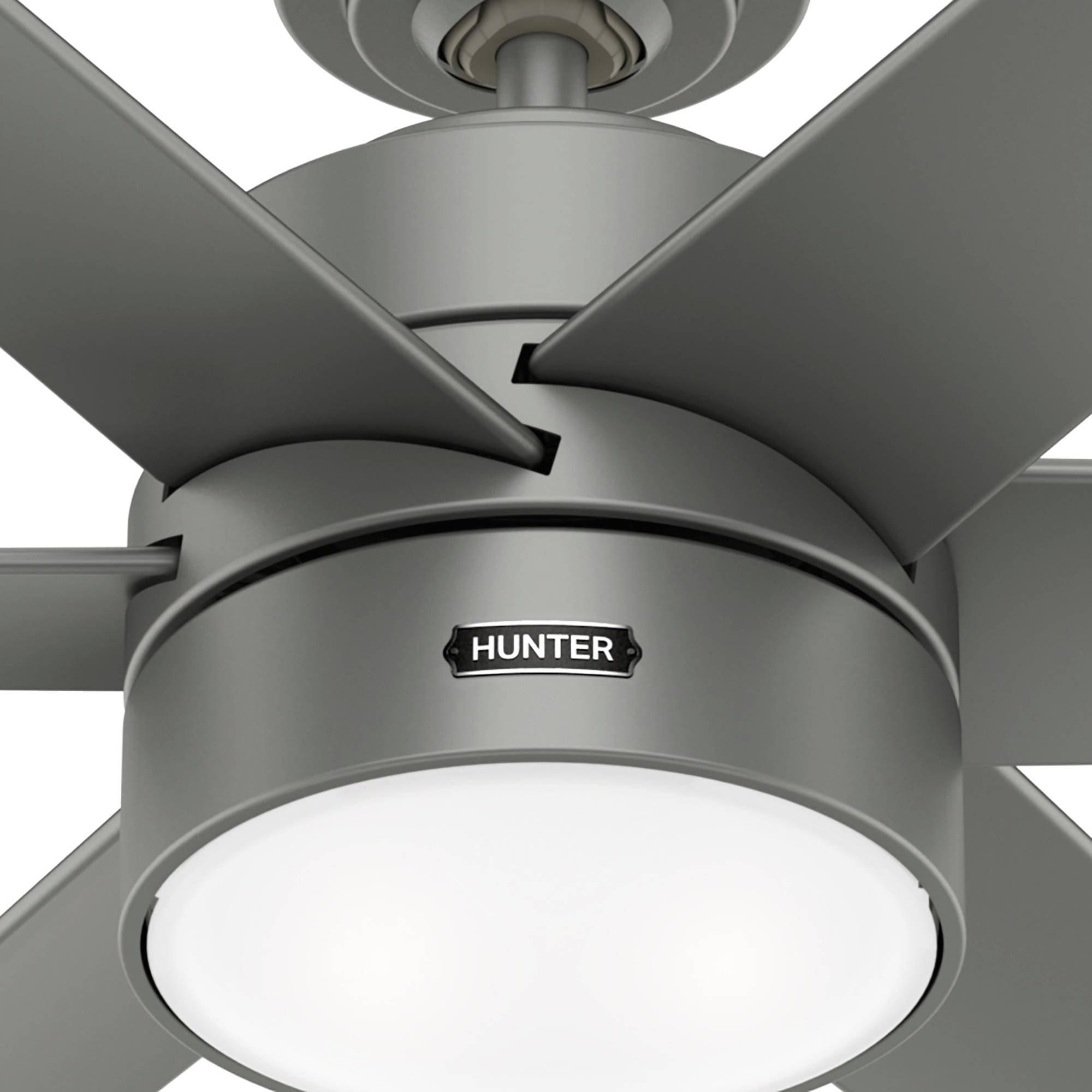 DC Deckenventilator Solaria Silber 152 cm mit LED