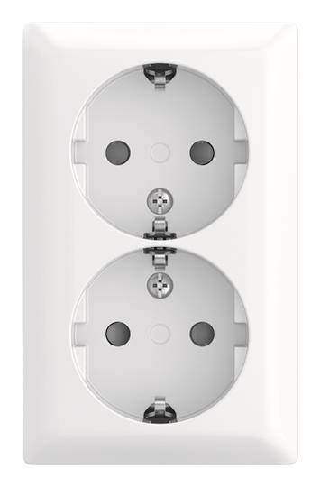 BJ SCHUKO Doppelsteckdose 202 EAPBJ-524 Safety+AP 2fach Install.Baumaterial Schaltermat/Geb.Steu