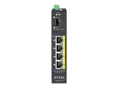Zyxel Switch 5x GE RGS100-5P PoE Multimedia-Technik Switche