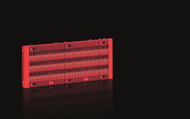 Rittal RiLineX Board 550 A 3p RX 9360064 60mm m.Sammelschienen 30x5mm B:505 mm Industriematerial