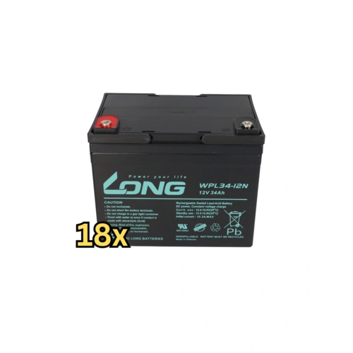 18x USV Akku WPL34-12N 12V 34Ah 18x USV Akku WPL34-12N 12V 34Ah