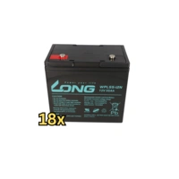 18x USV Akku WPL55-12N 12V 55Ah 18x USV Akku WPL55-12N 12V 55Ah