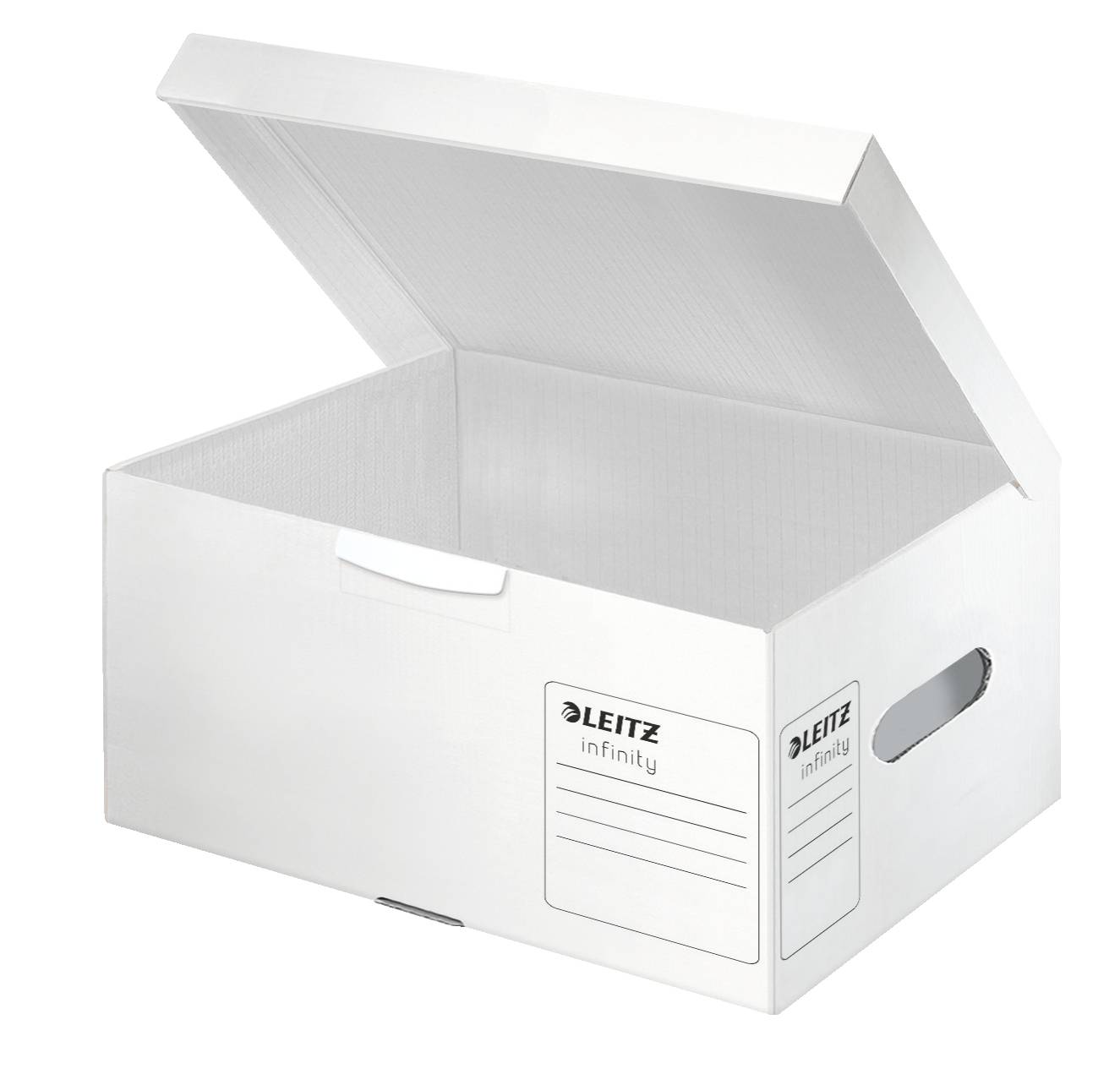 Esselte Leitz 10 Archivboxen Infinity A4 Plus weiß 35.5 x 25.5 19.0 cm