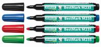 STANGER BestMark M235 Permanentmarker-Set farbsortiert 1,0 - 3,0 mm, 4 St.
