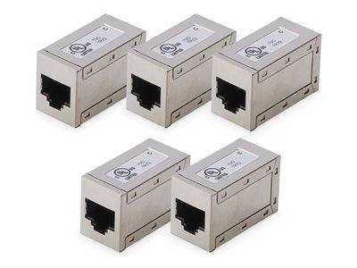 DIGITUS modulare Kupplung, CAT 6, geschirmt - 5 Stk. Multimedia-Technik Netzwerkzubehör