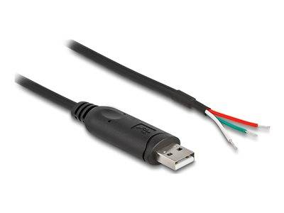 DELOCK Adapterkabel USB 2.0 Typ-A zu seriell RS-485 2m Multimedia-Technik Adapter
