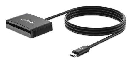 MANHATTAN USB-C Chipkartenleser mit microSD-Slot I/O-Karten / Cardreader