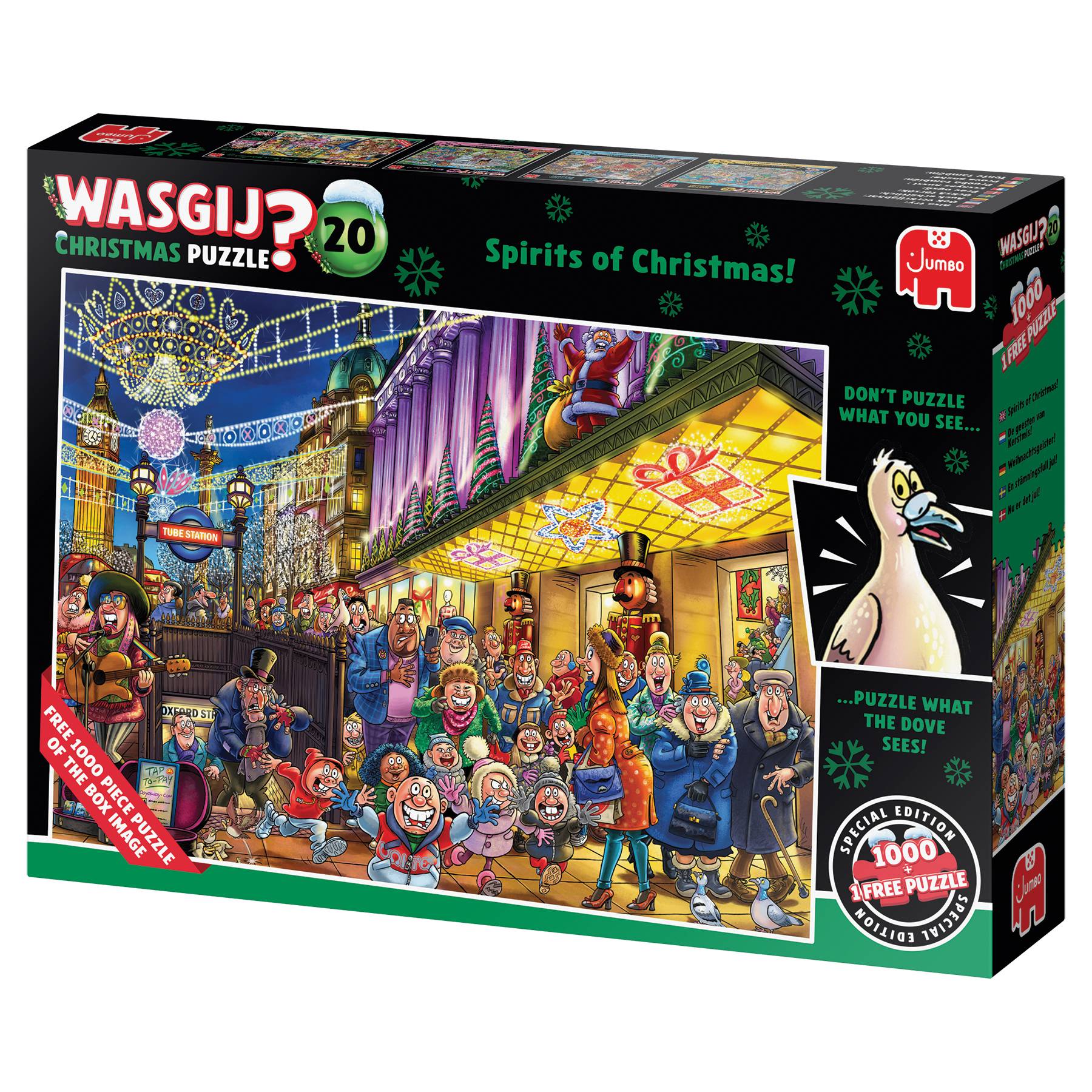 Wasgij Christmas 20 - Weihnachtsgeister 2x1000 Teile Puzzle