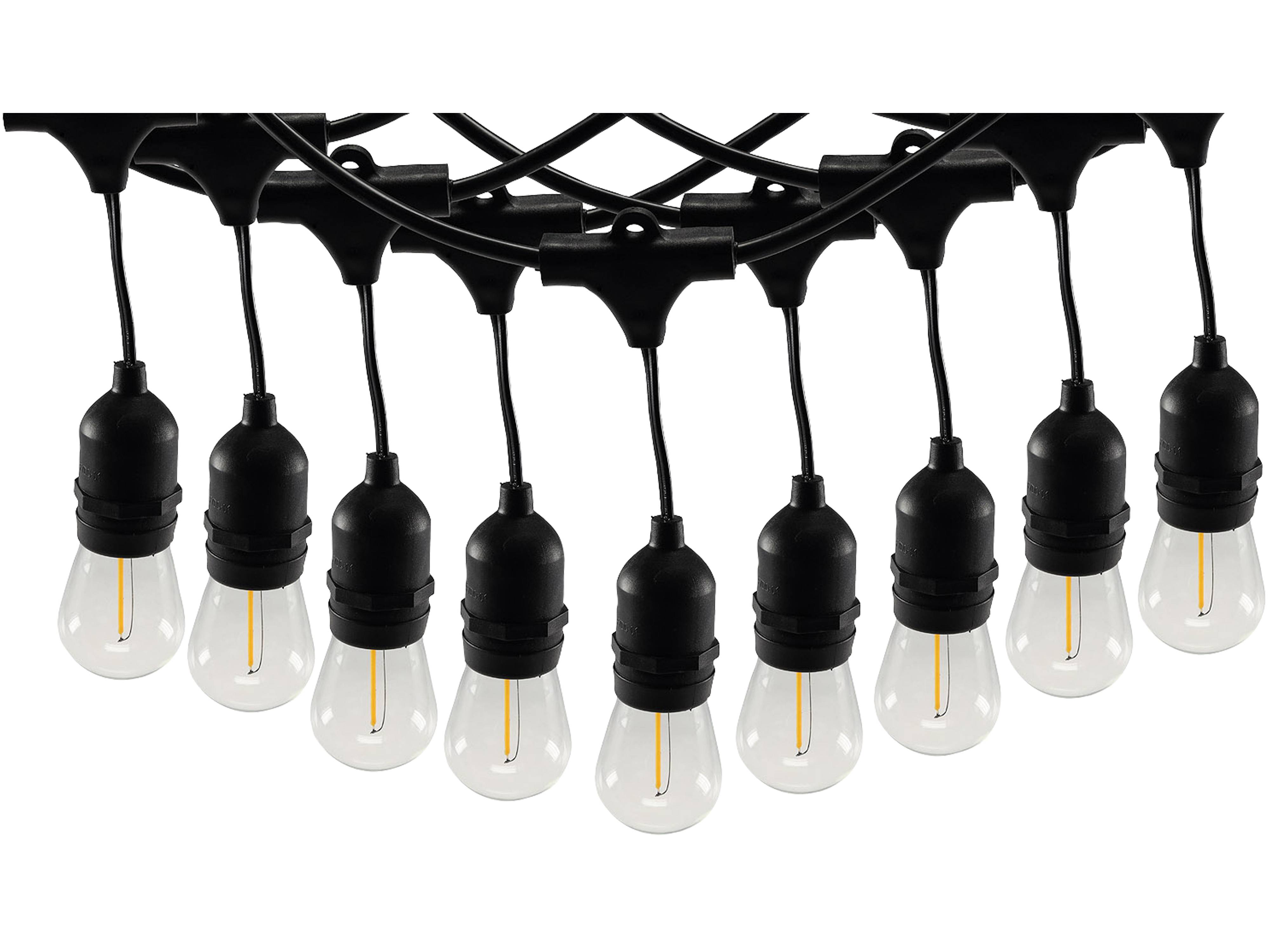 CHILITEC Solar-LED-Lichterkette CT-BGL 10Solar, 10 Lampen, IP44