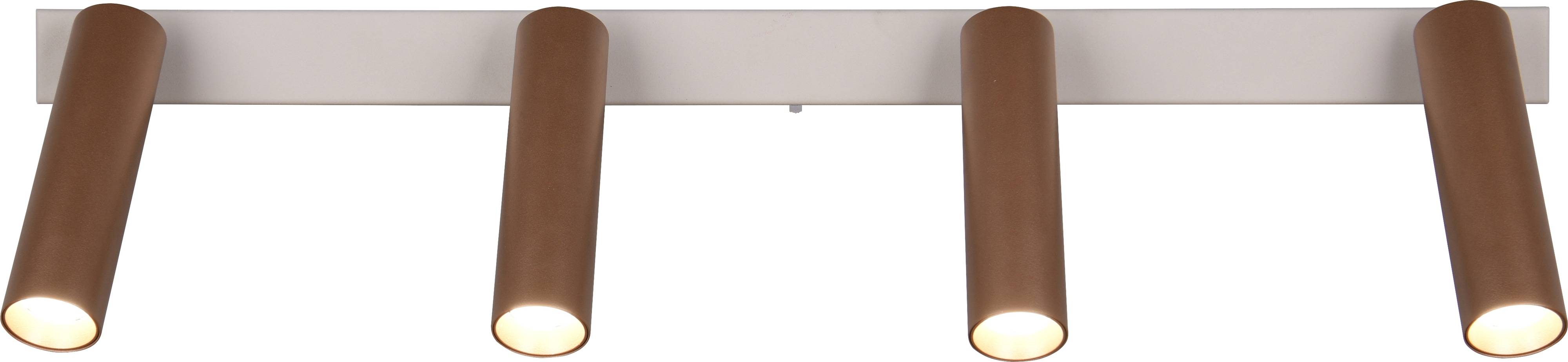 TRIO LED-Spotleuchte AMBALA, 849210465, 4-fach, 4x 5 W, 4x 500 lm, coffee