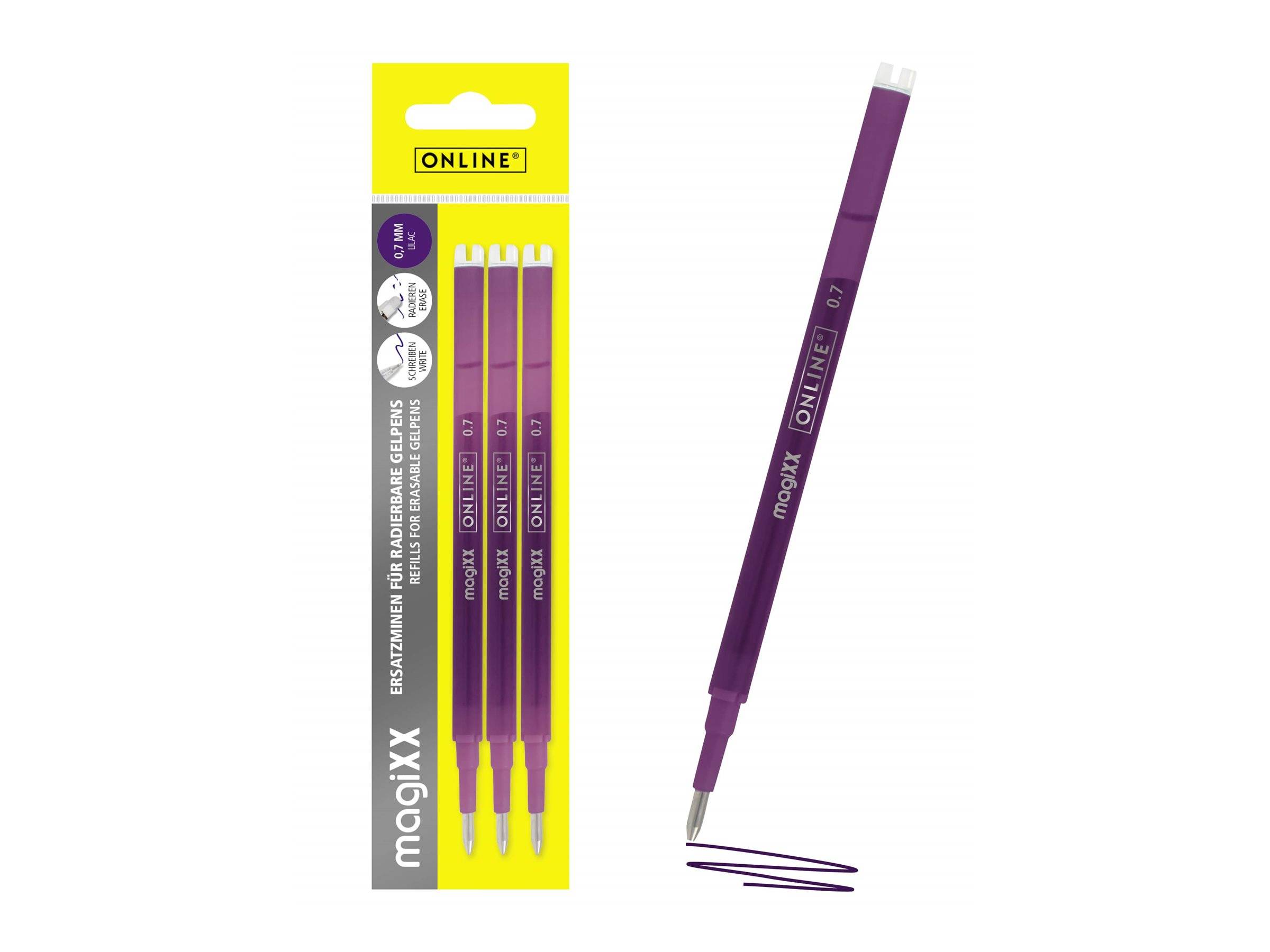 ONLINE magiXX - Nachfüllpatrone - nicht dauerhaft - Lila - Geltinte - 0.7 mm