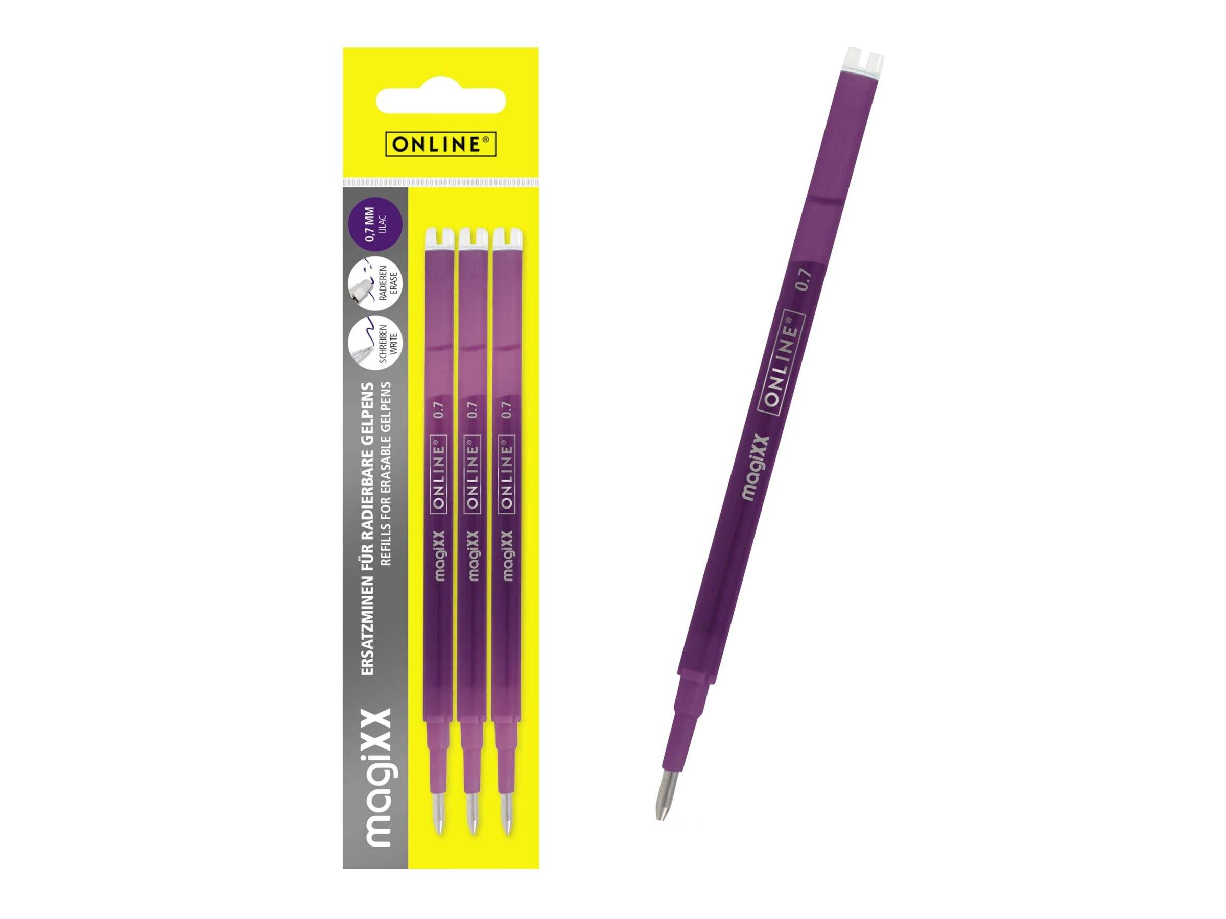ONLINE magiXX - Nachfüllpatrone - nicht dauerhaft - Lila - Geltinte - 0.7 mm
