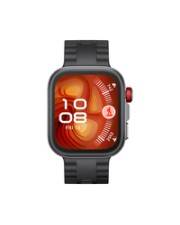 Huawei Watch Fit 4 Pro - Aluminiumlegierung - intelligente Uhr mit Riemen - Flouroelastomer - schwarz - Handgelenkgröße: