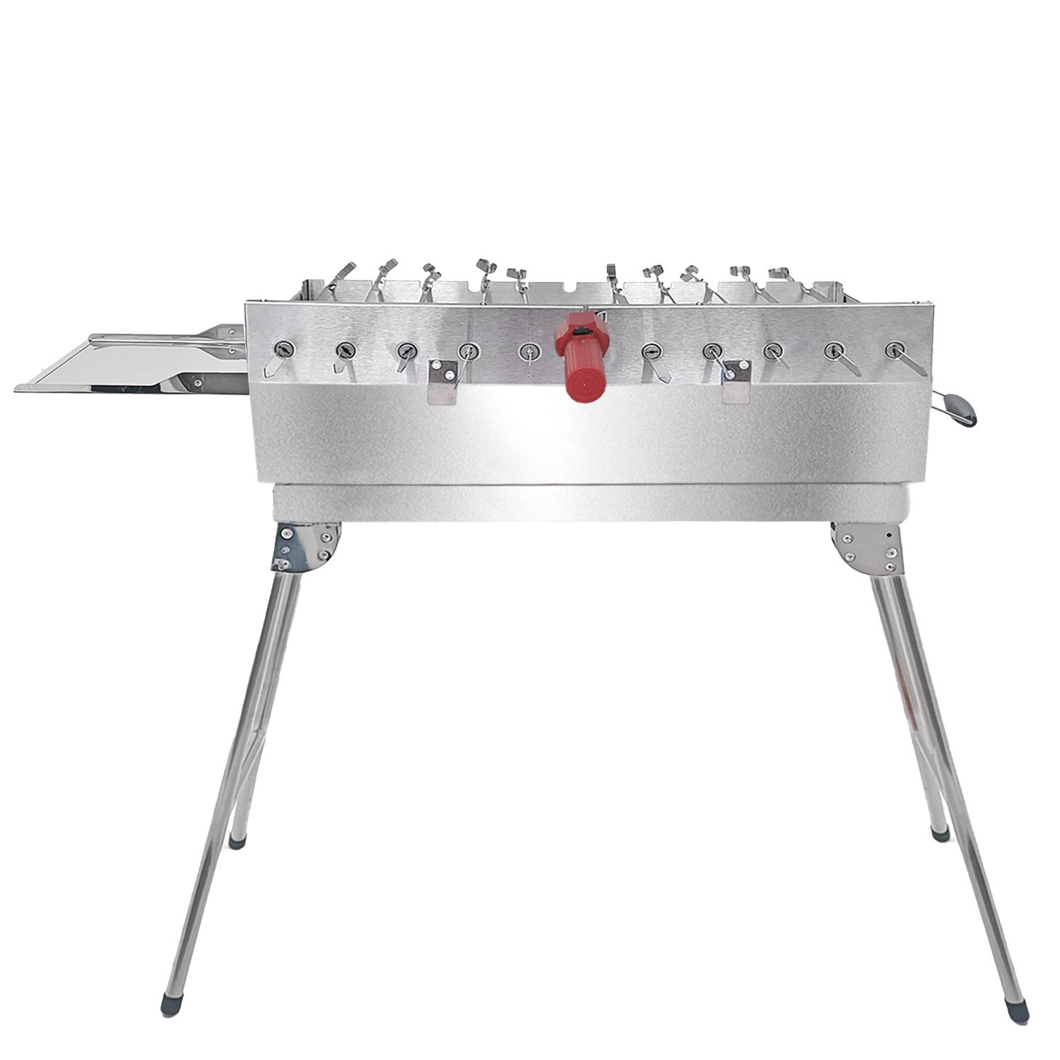 Mangal President Set mit 11er Drehspieß Motor Powerbank und Spießen